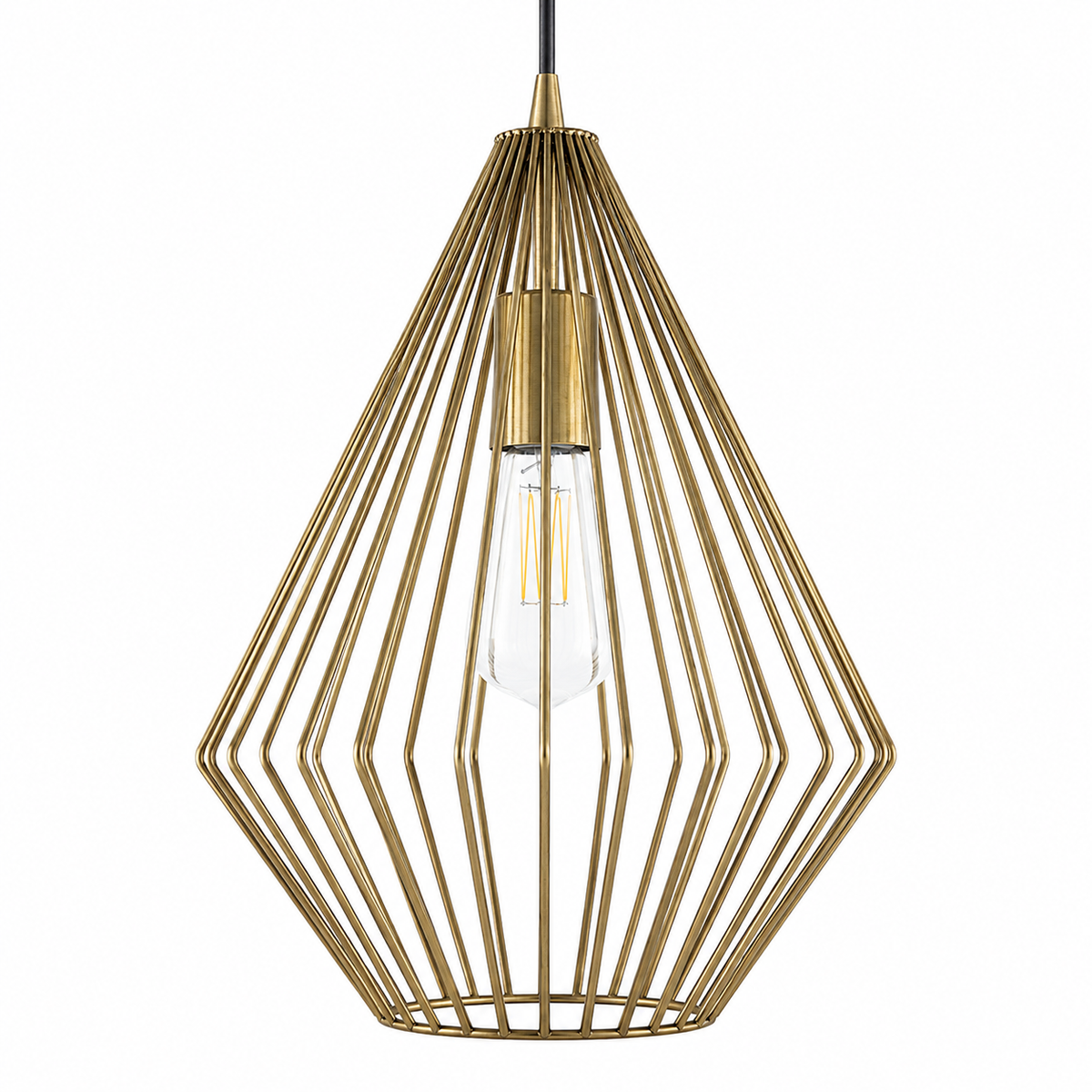 
Lanterna Geometrica Faceted Metal Pendant Light