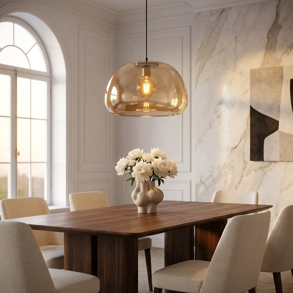 
Bolla Trasparente Clear Glass Dome Pendant Light
