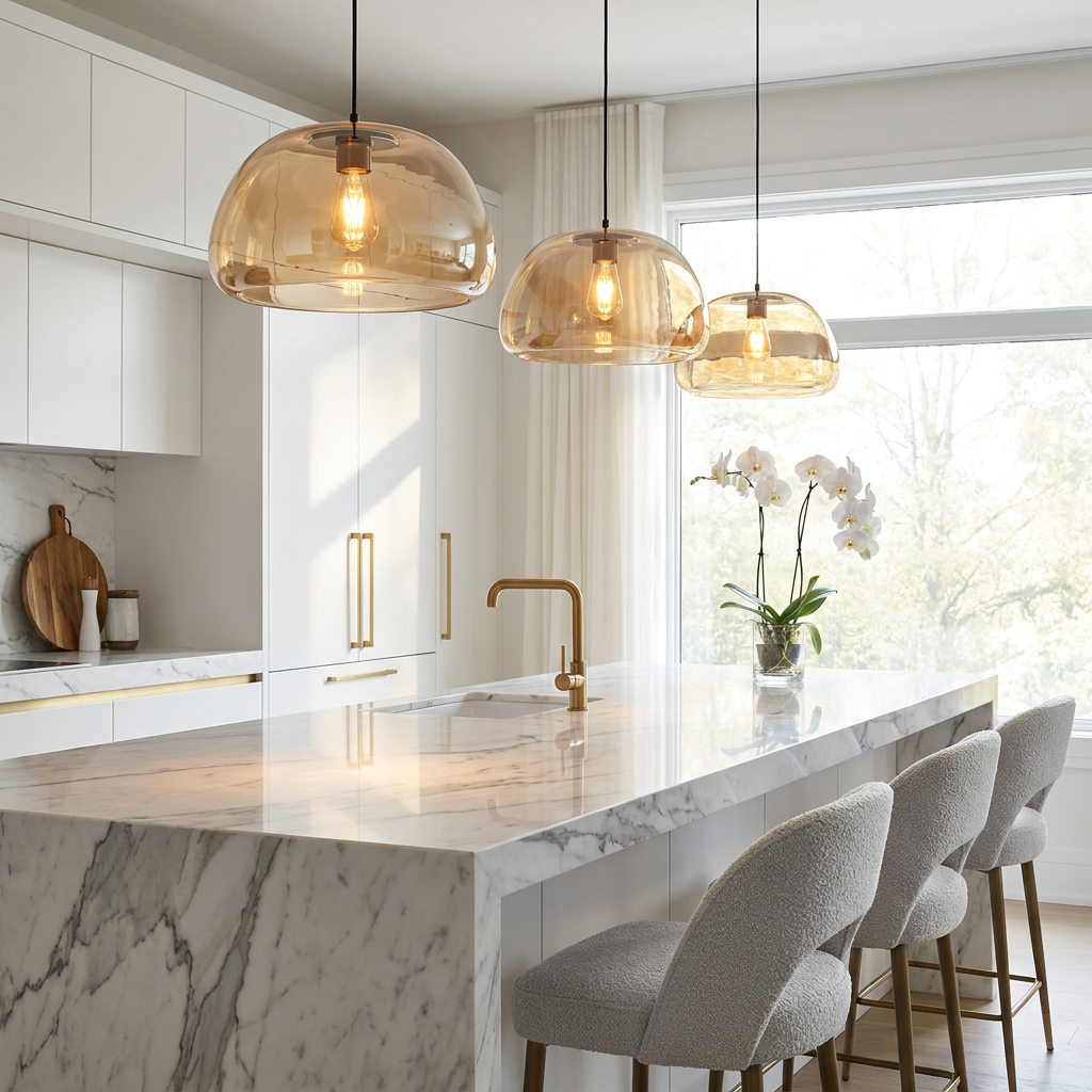 
Bolla Trasparente Clear Glass Dome Pendant Light