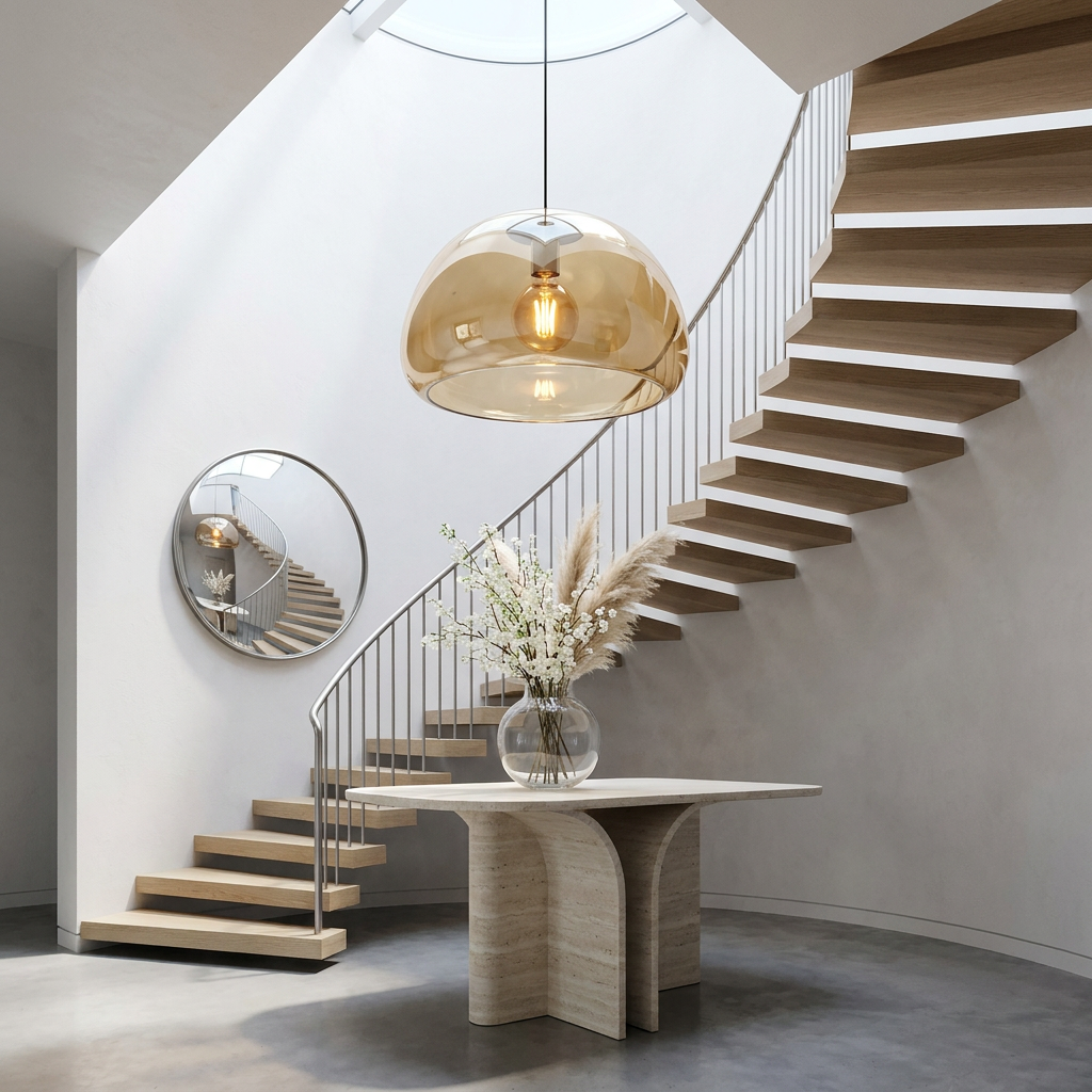 
Bolla Trasparente Clear Glass Dome Pendant Light