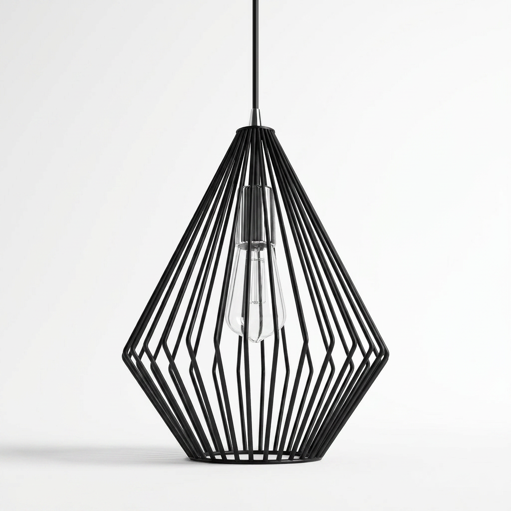 
Lanterna Geometrica Faceted Metal Pendant Light
