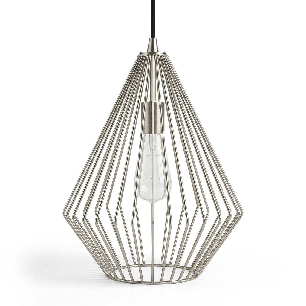 
Lanterna Geometrica Faceted Metal Pendant Light