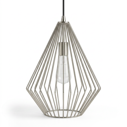 Lanterna Geometrica Faceted Metal Pendant Light