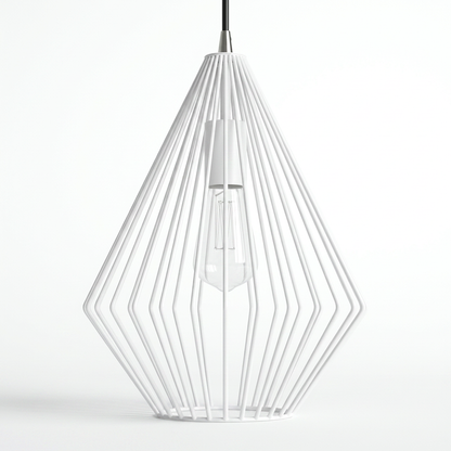 Lanterna Geometrica Faceted Metal Pendant Light