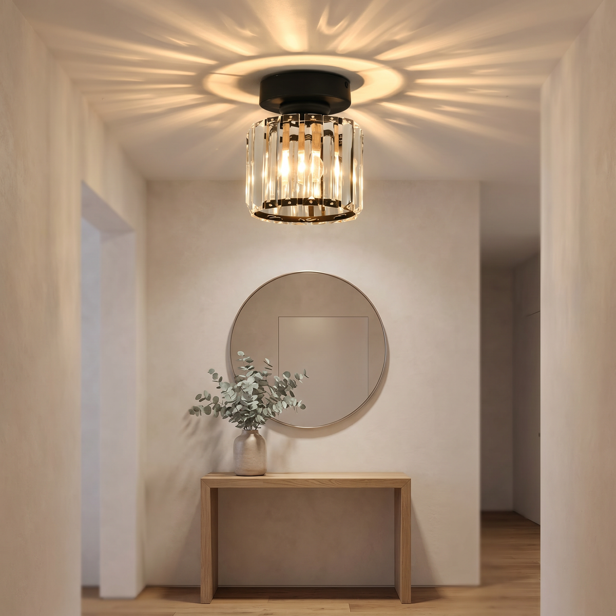 
Cristallo Lucente Crystal Flush Mount Ceiling Light