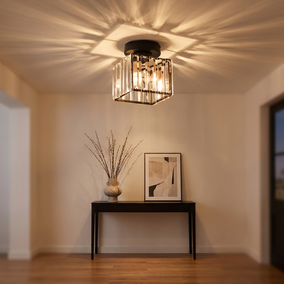
Cristallo Lucente Crystal Flush Mount Ceiling Light