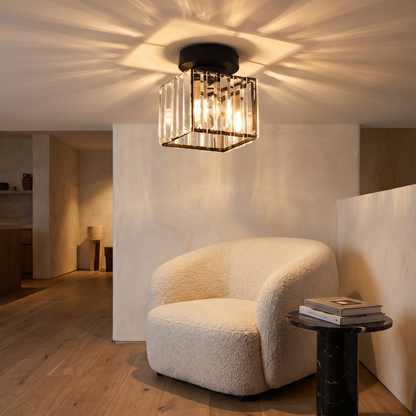Cristallo Lucente Crystal Flush Mount Ceiling Light