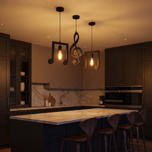 
Melodia Sospesa Music Note Pendant Light